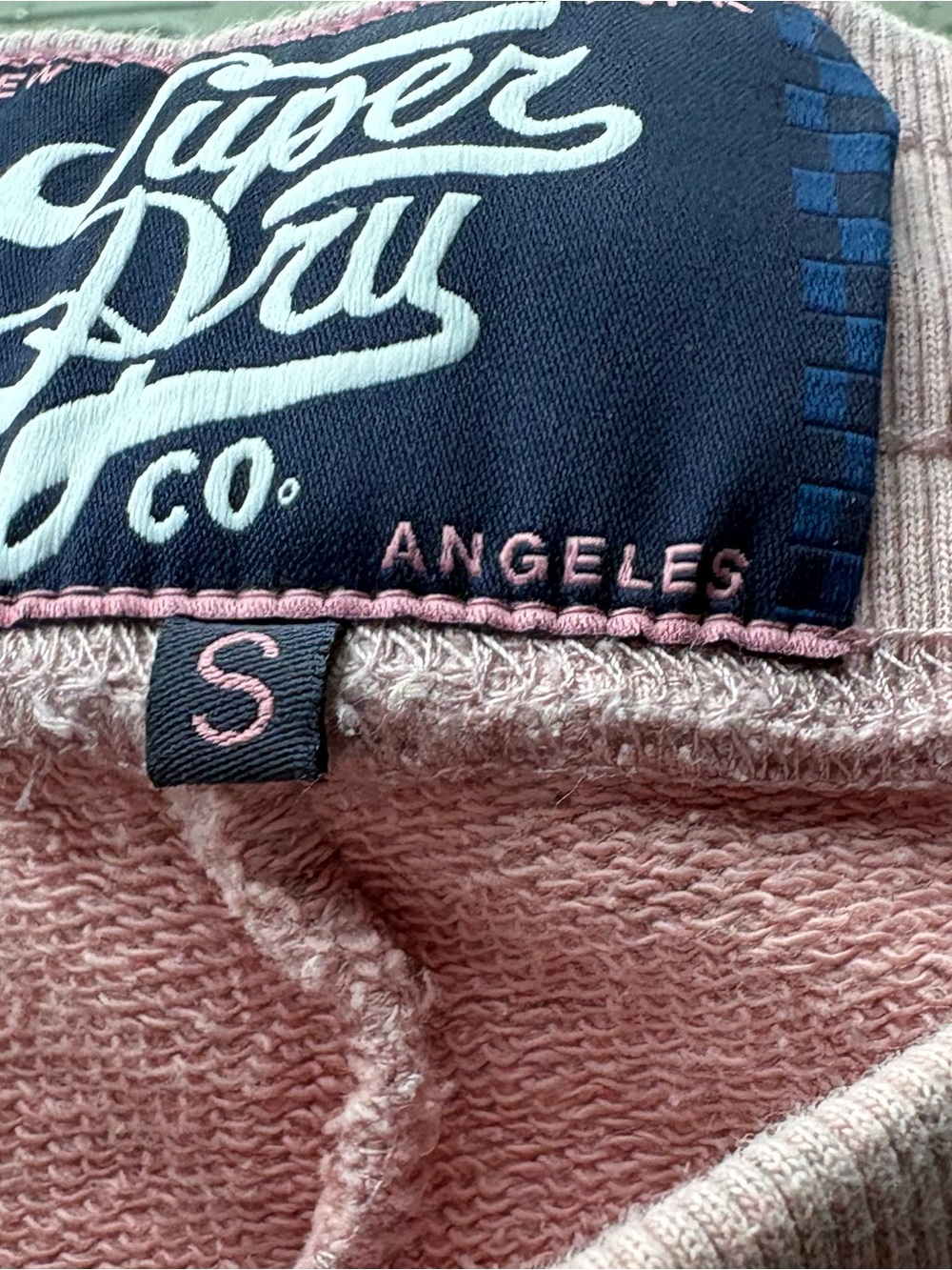 Superdry Light Pink Athletic Drawstring Shorts